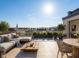 Luxuriöse Dachgeschosswohnung nahe Schloss Schönbrunn – Erstbezug mit einzigartiger Dachterrasse!, 494000 €, Immobilien-Wohnungen in 1120 Meidling