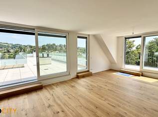 Atemberaubender Panoramablick – luxuriöse 3,5-Zimmer-Dachgeschosswohnung mit 96 m² Dachterrasse, 1449000 €, Immobilien-Wohnungen in 1190 Döbling