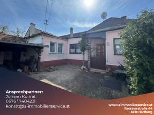 Charmantes Wohnhaus mit Entwicklungspotenzial auf einem kleinen Grundstück in Badersdorf, 115000 €, Immobilien-Häuser in 7512 Gemeinde Badersdorf