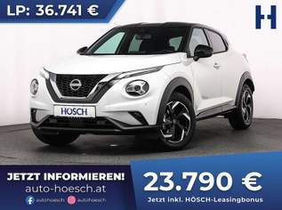 Juke N-Connecta 114 DIG-T Aut. 360° ACC -35%, 24790 €, Auto & Fahrrad-Autos in 4061 Pasching