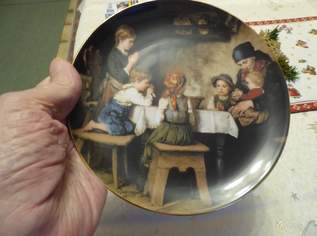  Wandteller – Sammelteller – Lilienporzellan  sehr seltenes Motiv  „Das Tischgebet“   -  Erstausgabe nach Franz Defregger  BESTZUSTAND, 11 €, Haus, Bau, Garten-Geschirr & Deko in 5026 Aigen