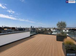 ++ 8 ZIMMER-PENTHOUSE ++ Eine Rarität in Wien + private Liftfahrt auf die Dachterrasse, 2990000 €, Immobilien-Wohnungen in 1020 Leopoldstadt