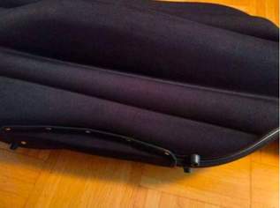 Cello Hartschalenkoffer wenig benutzt 130x56 cm schwarz mit neuen Tragegurten