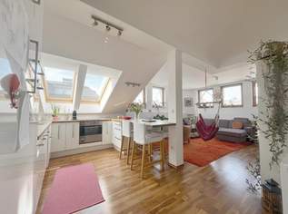 Dachgeschoss mit Terrasse - Ausblick auf die Gloriette, 599000 €, Immobilien-Wohnungen in 1140 Penzing
