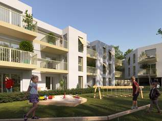 FÜR ANLEGER // Zuhause IM LEO | Schöne 3 Zimmer Gartenwohnung mit Terrasse | Tiefgarage im Gebäude | Hauptstraße | Frühjahr 2027 - Top 4, 379819 €, Immobilien-Wohnungen in 2333 Gemeinde Leopoldsdorf