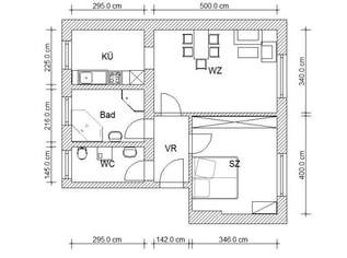 53 m2 Wohnung Krems/Donau, 649 €, Immobilien-Wohnungen in 3500 Krems an der Donau