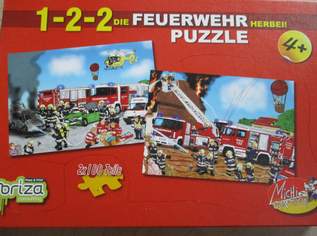 PUZZLE 2 x 100 Teile  -   1-2-2  DIE FEUERWEHR HERBEI, 5.5 €, Kindersachen-Spielzeug in 1210 Floridsdorf