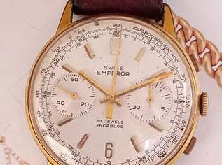 Vintage Swiss Emperor – Chronograph 1950, 1999 €, Kleidung & Schmuck-Accessoires, Uhren, Schmuck in Bulgarien Vintage Swiss Emperor – Chronograph 1950, 1999 €, Kleidung & Schmuck-Accessoires, Uhren, Schmuck in Bulgarien