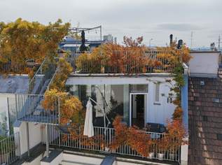 Dachgarten/terrasse mit Blick über Wien I Johann Strauß Gasse I Stellplätze im Haus verfügbar I, 1395000 €, Immobilien-Wohnungen in 1040 Wieden