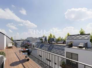 Anlegerpreis: lichtdurchflutetes & geräumiges 4-Zimmer-Townhouse mit Dachterrasse in Grünlage, 533393 €, Immobilien-Häuser in 1220 Donaustadt