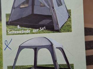 Pavillon Gazebo L 3x3 mit Bodenwannenwände 