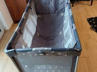 Reisegitterbett Joie Allura 120 DLX Twinkle Linen, wie neu, Kind. Reisen. Kinderbett. Babybett. Mobiles Bett. Beistellbett. 