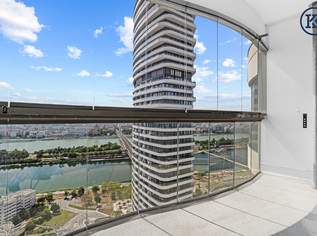 Mit atemberaubendem Blick auf das Wasser aus dem 30. Stock, 1590 €, Immobilien-Wohnungen in 1220 Donaustadt