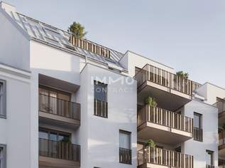 Helle 3-Zimmer-Dachgeschosswohnung mit großzügigem Balkon im Erstbezug, 457000 €, Immobilien-Wohnungen in 1220 Donaustadt