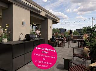 Special Opening Offer: 2 months rent-free & € 250 furniture voucher!, 2915 €, Immobilien-Wohnungen in 1200 Brigittenau