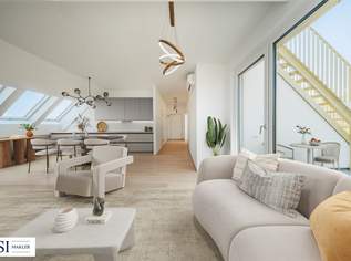Großzügige Dachterrasse! Erstbezug in ruhiger Seitengasse und toller Anbindung in die Innenstadt, 657912.24 €, Immobilien-Wohnungen in 1220 Donaustadt