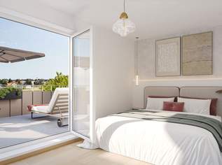 Anlage/Vorsorgewohnung: Klimaaktiv-zertifiziert, ca. 69 m2, 3 Terrassen, niedrige Betriebskosten, hauseigene Tiefgarage!, 414955 €, Immobilien-Wohnungen in 1220 Donaustadt