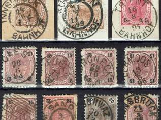 Ö-KuK Stempellot Tirol ca. 93-Kleinpunkte (10), 19 €, Marktplatz-Sammlungen & Haushaltsauflösungen in 9020 Klagenfurt am Wörthersee