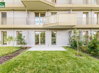 Provisionsfreie Gartenwohnung in absoluter Grünruhelage mit hervorragender Ausstattung (Geothermie, Fussbodentemperierung,..), 299000 €, Immobilien-Wohnungen in 1210 Floridsdorf