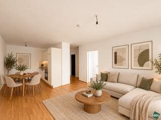 Urban wohnen mit Freiraum: 2 Zimmer mit Loggia in Brigittenau, 1299 €, Immobilien-Wohnungen in 1200 Brigittenau
