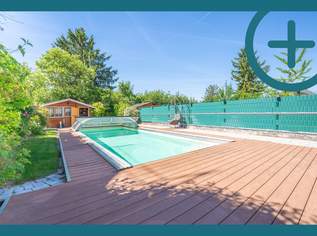Familienhit mit Gartenidylle und Pool, 599000 €, Immobilien-Häuser in 1220 Donaustadt