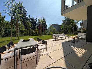 PROVISIONSFREI! Exklusives Wohnerlebnis am Flötzersteig, 1140: Sonnige, wunderschöne 3-Zimmer GARTENWOHNUNG mit 3 Terrassen! ERSTBEZUG!, 745000 €, Immobilien-Wohnungen in 1140 Penzing