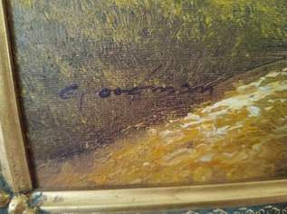 Ölgemälde " Die Waldlichtung" signiert, 20. Jahrhundert 51x41 cm Ölgemälde " Die Waldlichtung" signiert, 20. Jahrhundert 51x41 cm