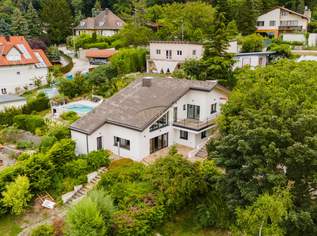 Exklusive Architektenvilla mit Schwimmteich, Gästehaus und idyllischem Garten, 0 €, Immobilien-Häuser in 2410 Gemeinde Hainburg an der Donau