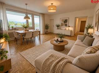 Sehr einladende, großzügige 2-Raum-Wohnung mit Loggia! Im Stadtteil Niedernhart/Spallerhof direkt neben dem Vital- und Einkaufszentrum Muldenstraße!, 819.57 €, Immobilien-Wohnungen in Oberösterreich