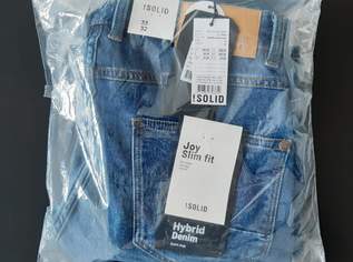 Stylishe Hose Jeans Solid Tulio Hybrid blau gerade geschnitten Größe 33 - 32 NEU + Etikett Stylishe Hose Jeans Solid Tulio Hybrid blau gerade geschnitten Größe 33 - 32 NEU + Etikett