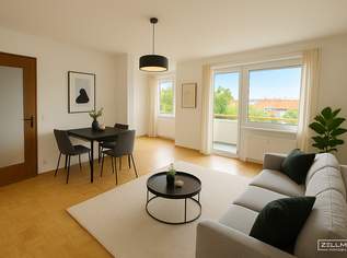 Gepflegte Wohnung mit Loggia, Grünblick, 2 KFZ Stellplätze (optional) und idealer Anbindung | ZΞLLMANN IMMOBILIEN, 250000 €, Immobilien-Wohnungen in 2351 Gemeinde Wiener Neudorf