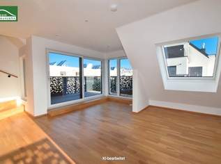 Traumhafte DG-Wohnung mit Terrasse I Eigengrund in begehrter Lage I Neubau aus 2022 I U-Bahn U2-Nähe!, 549000 €, Immobilien-Wohnungen in 1220 Donaustadt