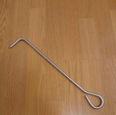 Feuerhaken Schürhaken Ø 8 mm x 87 cm Feuerschale Feuerkorb Öfen Kamin Grill  Edelstahl A2 Rostfrei Neu, 9 €, Haus, Bau, Garten-Balkon & Garten in 1220 Donaustadt