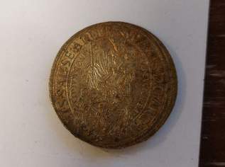 Selten Gegenstempel Graf Lodron Silber Münze 1. Taler Salzburg bisztum Alter 1623