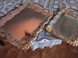 Vintage Servierplatten Messing Griffe 4 Stk, 25 €, Marktplatz-Sammlungen & Haushaltsauflösungen in 2301 Probstdorf