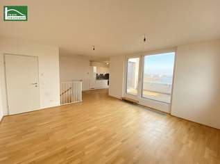 Moderne Maisonette-Wohnung mit großem Balkon entlang Prager Straße! Straßenbahn, S-Bahn und viele Geschäfte in der Umgebung!, 1623 €, Immobilien-Wohnungen in 1210 Floridsdorf