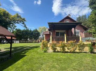 Frühlingszauber In UNGARN bei der Österreichischen Grenze! Doppelgrundstück | neue Küche | Pool | Brunnen | niedrige Betriebskosten | großzügiger Garten | 2 Carports, 315000 €, Immobilien-Häuser in 2425 Nickelsdorf