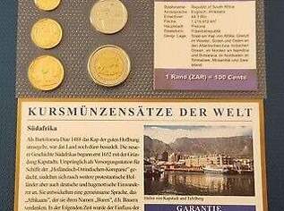 Kursmünzensatz SÜDAFRIKA, 15 €, Marktplatz-Antiquitäten, Sammlerobjekte & Kunst in 2320 Rannersdorf