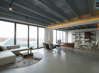 The View! Penthouse Loft mit Dachterrasse samt Wien-Panorama-Blick in der Brotfabrik Wien!, 1664300 €, Immobilien-Gewerbeobjekte in 1100 Favoriten