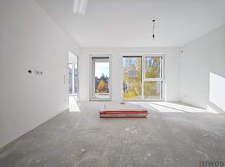 Erstbezug | helle 2-Zimmerwohnung mit südseitigem Balkon | Luftwärmepumpe | optionaler Tiefgaragenplatz | Fertigstellung 1Q26, 297600 €, Immobilien-Wohnungen in 1230 Liesing