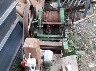 Verkaufe elektrische alte funktionstüchtige Stahlseilwinde , 300 €, Haus, Bau, Garten-Hausbau & Werkzeug in 3203 Gemeinde Rabenstein an der Pielach