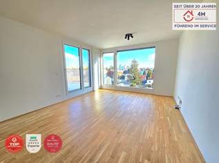 Sofort beziehbare Sonnige Neubau 3-Zimmerwohnung mit Terrasse und Garage - Nahe der alten Donau und UNO City, 449000 €, Immobilien-Wohnungen in 1220 Donaustadt