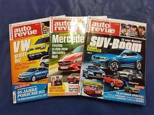 Autorevue - Österreichs führendes Automagazin - 3 Hefte 2013, neuwertig, 9 €, Marktplatz-Bücher & Bildbände in 2331 Gemeinde Vösendorf