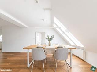 Exklusive Dachgeschosswohnung nahe Schönbrunn | 3 Zimmer möglich | U4 in 100 m, 429000 €, Immobilien-Wohnungen in 1140 Penzing
