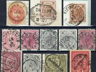 Ö-KuK Stempellot Niederösterreich ca. 104-Kleinpunkte (7), 18 €, Marktplatz-Sammlungen & Haushaltsauflösungen in 9020 Klagenfurt am Wörthersee