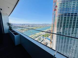 350m zur U1 – Danubeflats | 24. Etage | Sunset-Balkon | Erstbezug | Exklusiver Membersclub | Skygarden | Tiefgaragenplatz, 1650 €, Immobilien-Wohnungen in 1220 Donaustadt