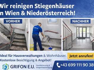 Stiegenhausreinigung Wien & Niederösterreich – Grifon e.U., Dienstleister & Stellen-Dienstleister in 2344 Gemeinde Maria Enzersdorf