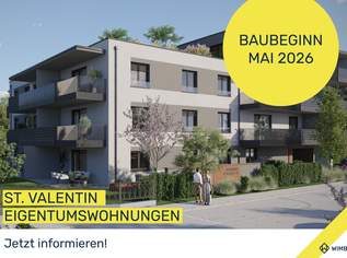 ERSTBEZUG - GROSSE FAMILIENFREUNDLICHE WOHNUNG IM HERZEN VON ST.VALENTIN, 559900 €, Immobilien-Wohnungen in 4300 Gemeinde Sankt Valentin