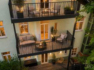 RETRO-CHIC II AIRBNB oder SELBST EINZIEHEN II KOMPLETT MÖBLIERT II ca. 11m² BALKON II SOFORT NUTZBAR II NÄHE U6/AKH/VOLKSOPER/WUK, 355000 €, Immobilien-Wohnungen in 1180 Währing