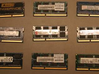 div. DDR3-Arbeitsspeicher (SO-DIMM), 5 €, Marktplatz-Computer, Handys & Software in 1160 Ottakring